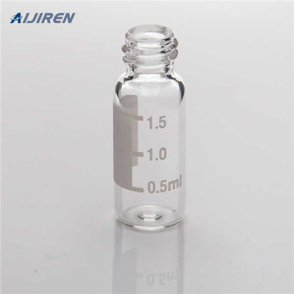 8mm clear shell vials flat bottom for glass products-HPLC 
